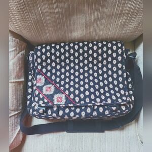 Vintage Vera Bradley Paisley Messenger/Computer Bag